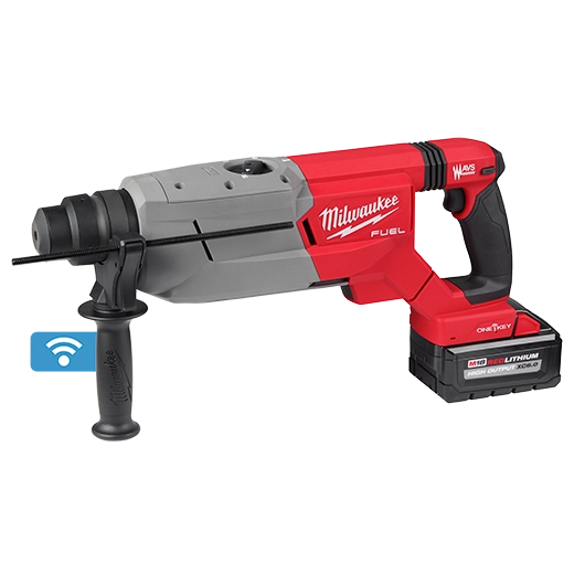Milwaukee M18 FUEL 1-1/4” SDS Plus D-Handle Rotary Hammer Kit with  ONE-KEY | 2916-22