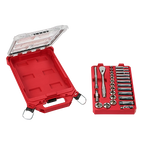 3/8” Drive 28pc Ratchet & Socket Set with PACKOUT™ Low-Profile Compact Organizer - SAE