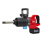 M18 FUEL 1" D-Handle High Torque Impact Wrench w/Ext. Anvil ONE-KEY