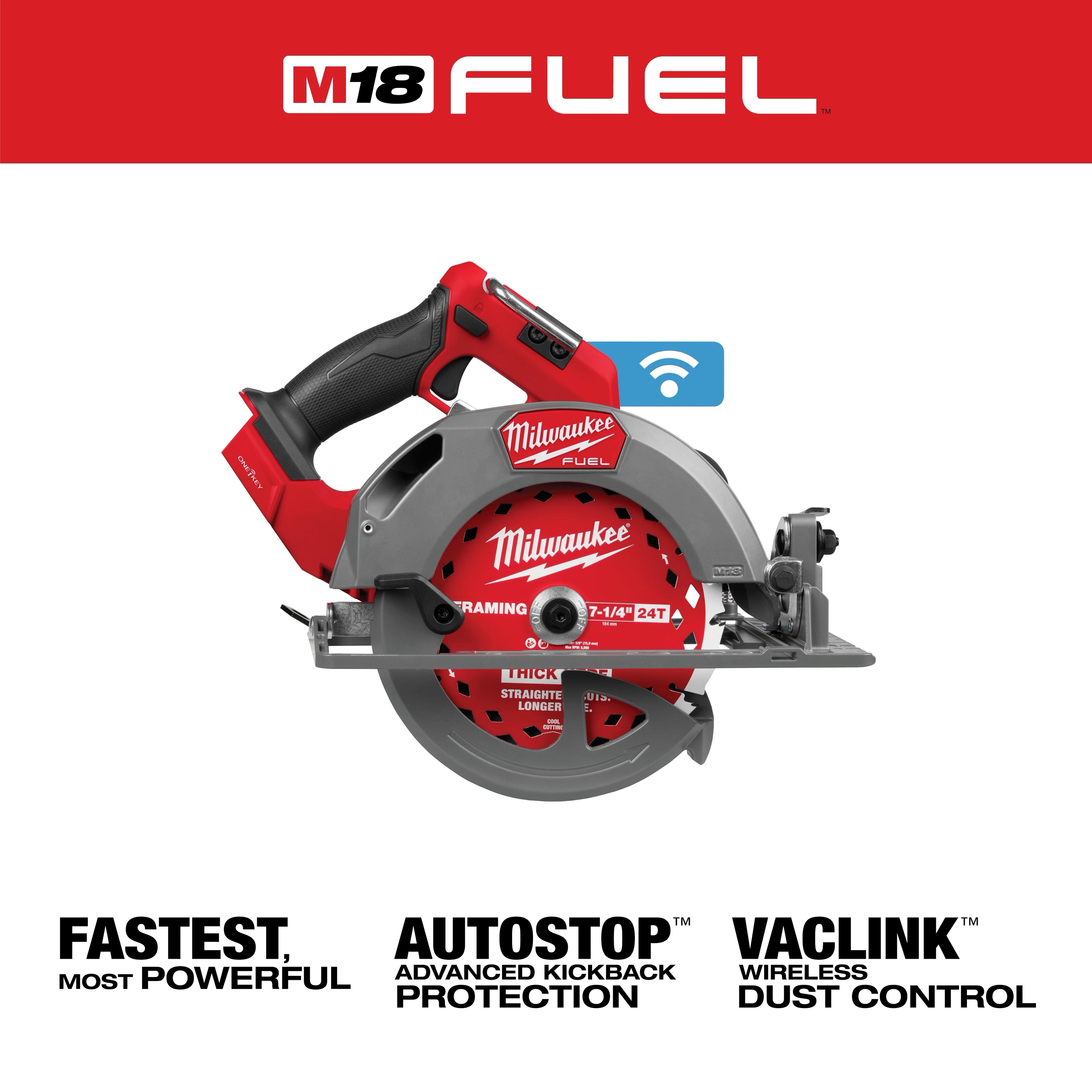 M18 FUEL™ 7-1/4" Circular Saw w/ ONE-KEY™