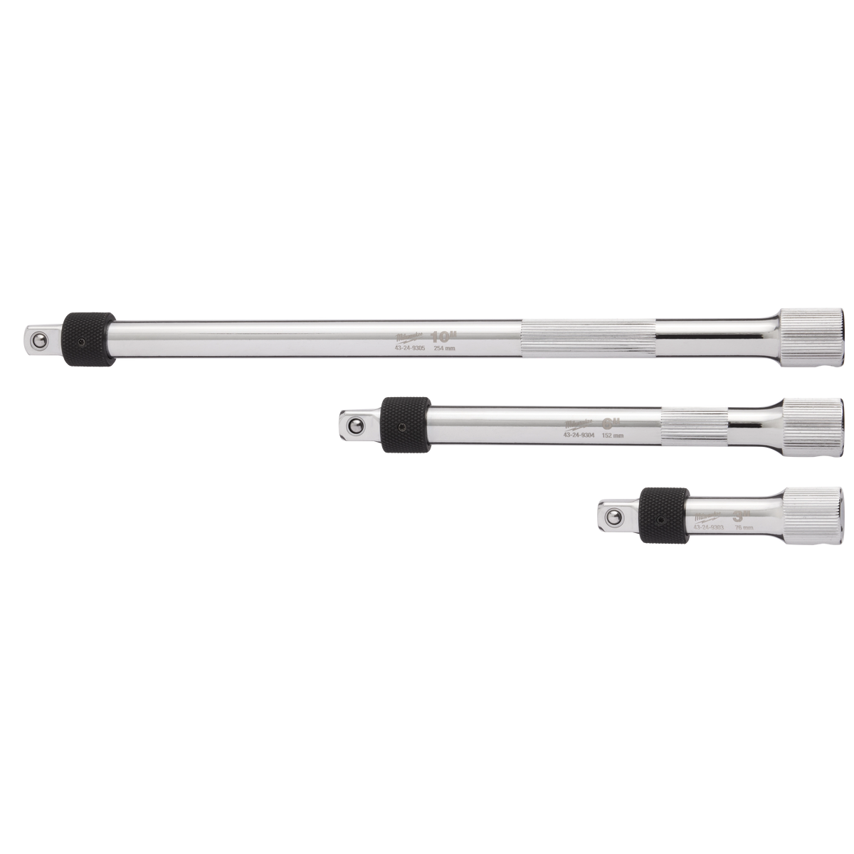 Milwaukee 3-Piece 3/8” Drive Locking Extension Set | 48-22-9361