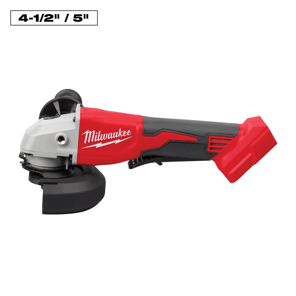 Milwaukee M18 Brushless 4-1/2" / 5" Cut-Off Grinder, Paddle Switch | 2686-20