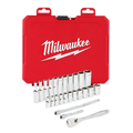 Milwaukee 1/4" Drive 26-Piece Ratchet & Socket Set - SAE | 48-22-9404