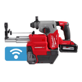 Milwaukee M18 FUEL 1" SDS Plus Rotary Hammer with  ONE-KEY Dust Extractor Kit | 2914-22DE