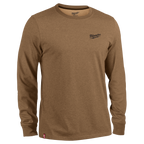 Milwaukee FREEFLEX Hybrid Work Tee - Long Sleeve - Brown