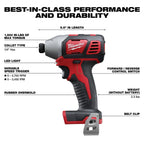 M18™ 1/4" Hex Impact Driver