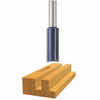 Bosch 85272M 3/4 In. x 2 In. Carbide Tipped 2-Flute Straight Bit