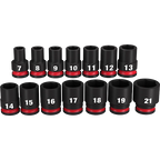 14PC SHOCKWAVE™ Impact Duty 3/8" Drive Metric Standard 6 Point Socket Set - 49-66-7007 - image 2