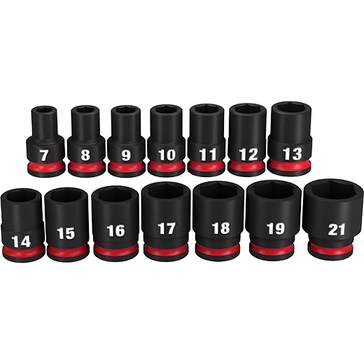 14PC SHOCKWAVE™ Impact Duty 3/8" Drive Metric Standard 6 Point Socket Set - 49-66-7007 - image 2