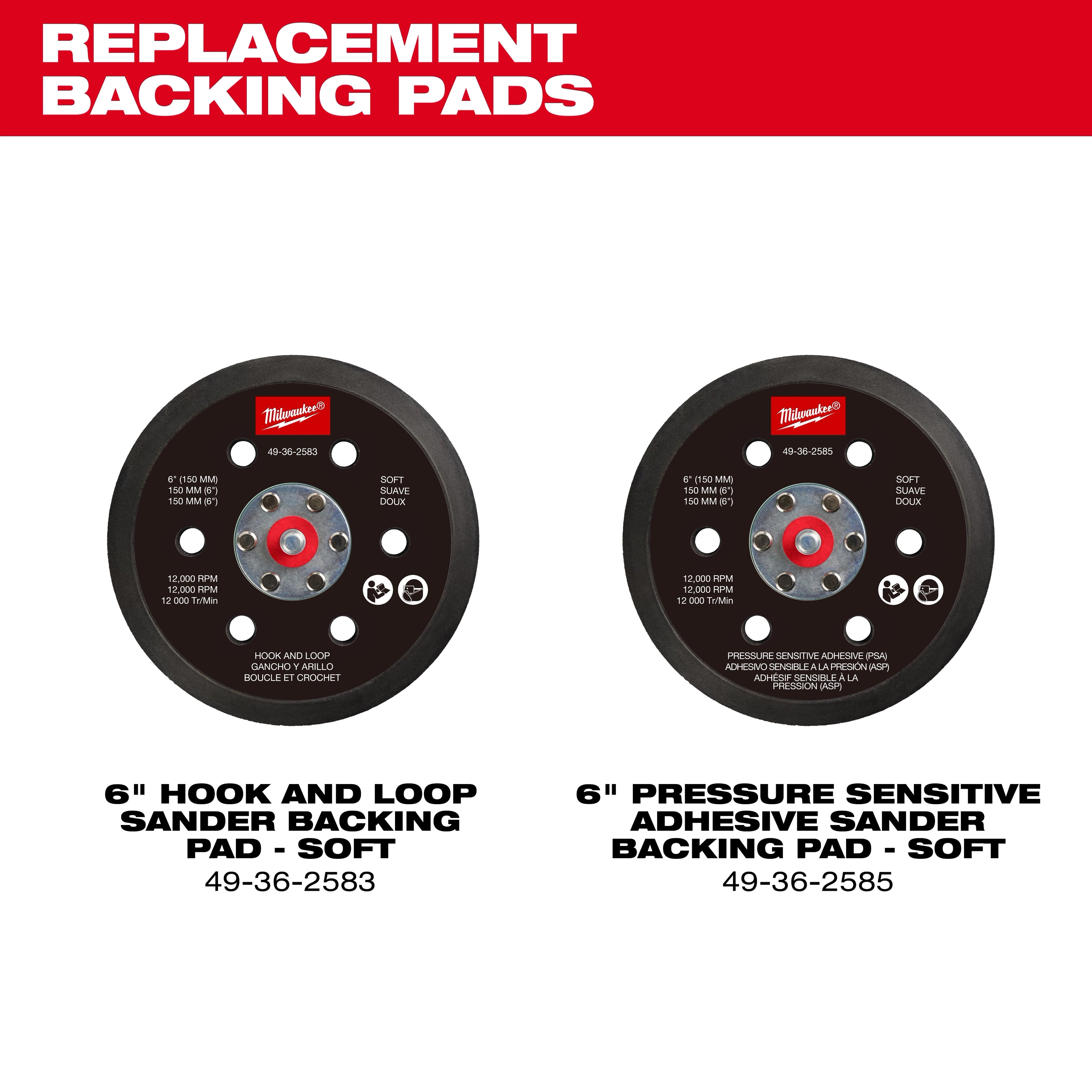 M12™ FUEL™ 6" Random Orbital Sander (3/32")