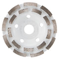 Bosch DCDR0501 5 In. Double Row Segmented Diamond Cup Wheel for Concrete