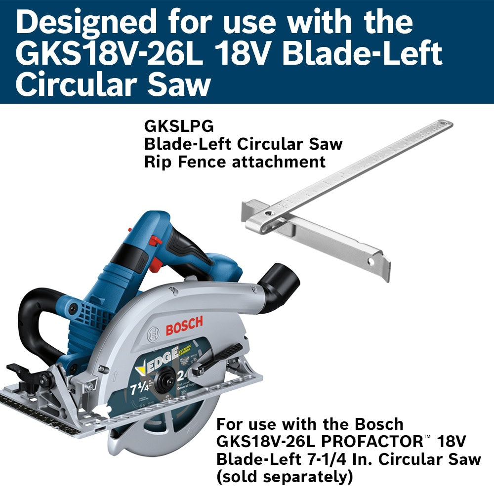 Bosch GKSLPG Blade-Left Circular Saw Rip Fence