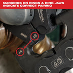 2-1/2" - 4" IPS-P Pivoting Press Ring Kit for M18™ FORCE LOGIC™ Long Throw Press Tool