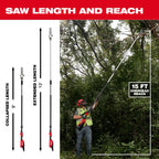 Milwaukee M18 FUEL Telescoping Pole Saw Kit | 3013-21