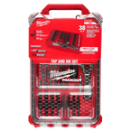 Milwaukee 38-Piece SAE Tap & Die PACKOUT Set with  Hex-LOK 2-in-1 Handle | 49-22-5604