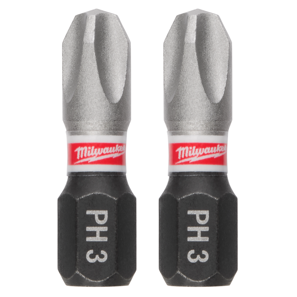 Milwaukee SHOCKWAVE Impact Duty 1" Phillips #3 Insert Bits (25 PK) | 48-32-4113