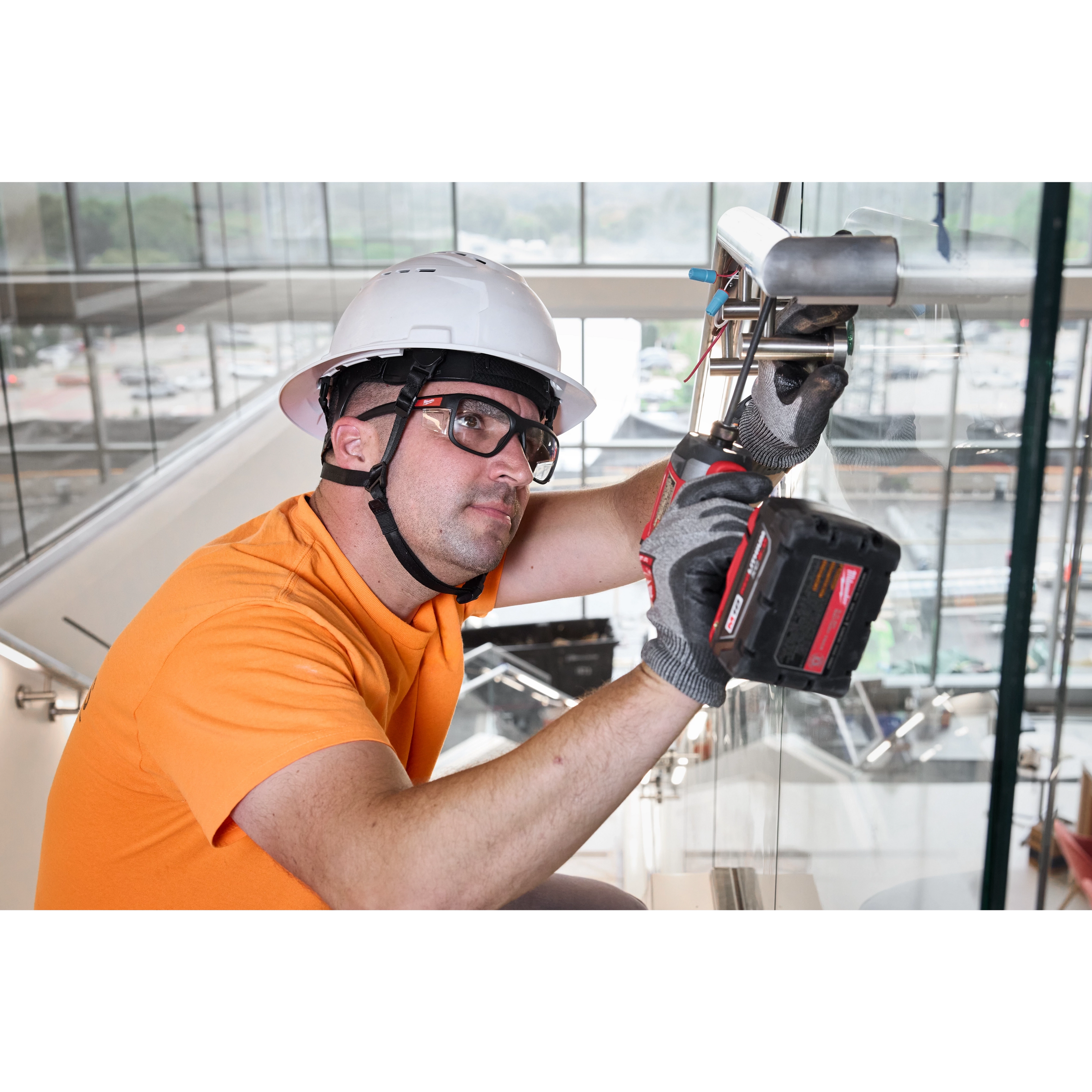 Full Frame Safety Glasses with Removable Side Shields