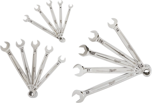 15pc Combination Wrench Set - Metric