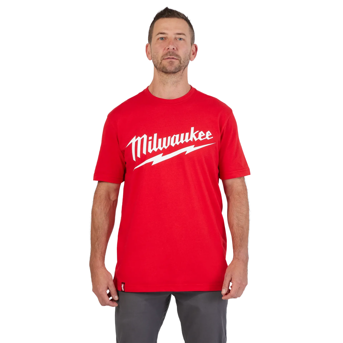 Milwaukee Heavy Duty Tee - Short Sleeve Logo Red L | 607R-L
