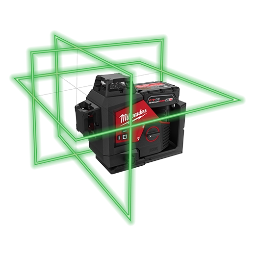 Milwaukee M12 Green 360° 3-Plane Laser Kit | 3632-21