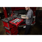 242pc. 1/4”, 3/8”, & 1/2” Drive Metric & SAE Ratchet & Socket Set with PACKOUT™ 4-Drawer Tool Box