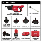 M12™ AIRSNAKE™ Drain Cleaning Air Gun Kit