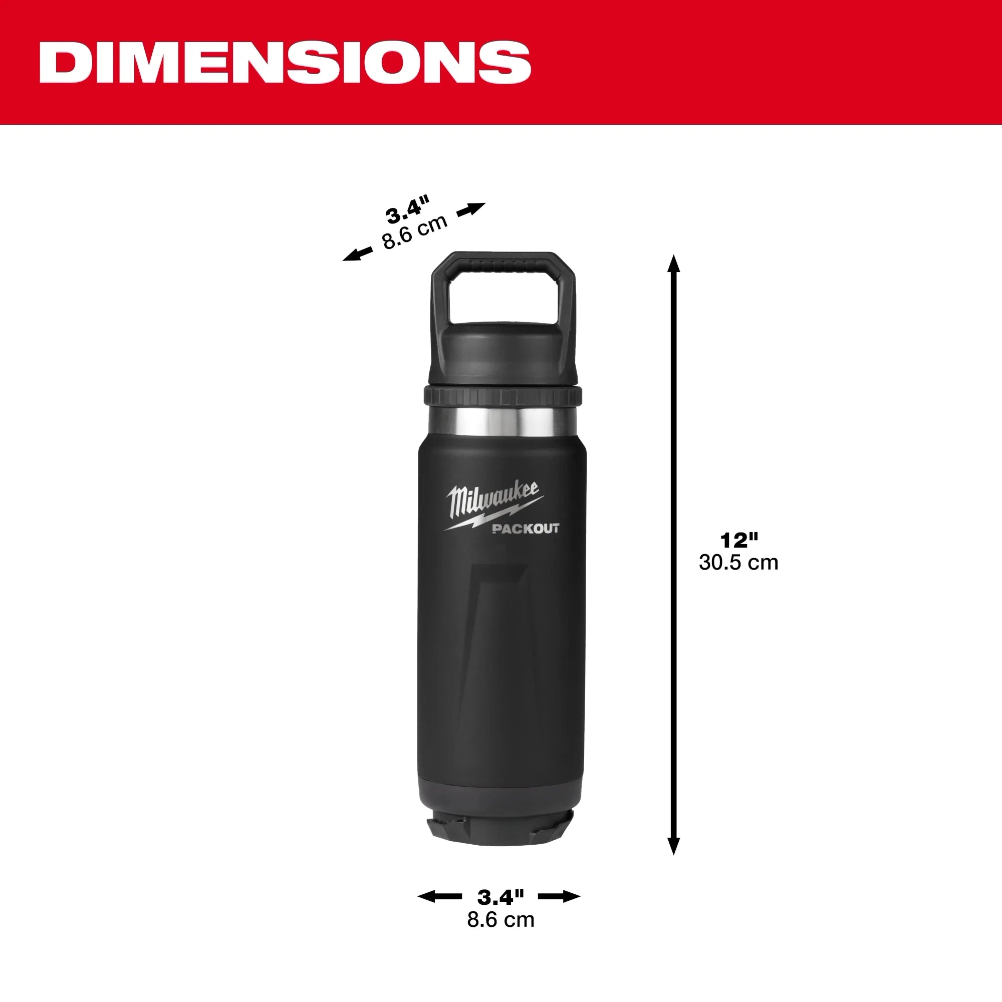 PACKOUT™ Insulated Bottle with Chug Lid