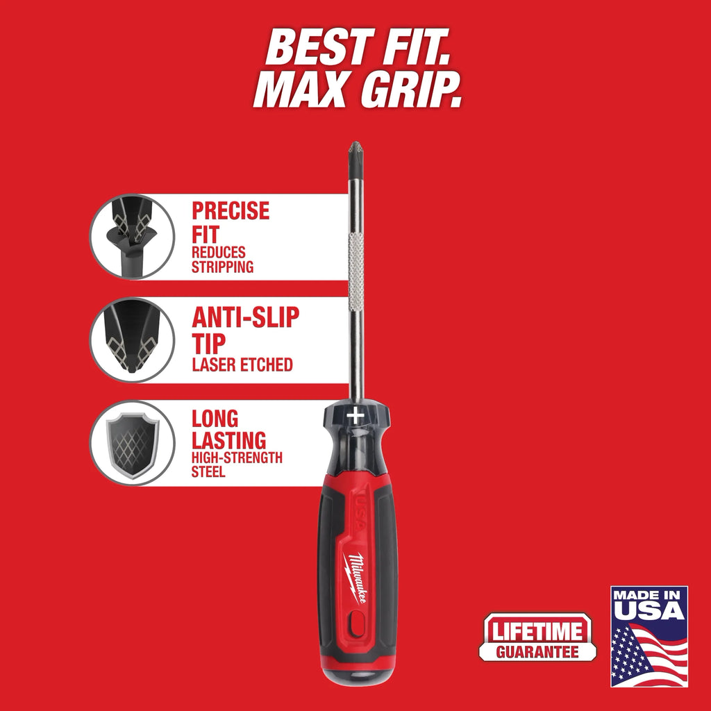 2PC Cushion Grip Screwdriver Set