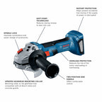 18V Brushless 4-1/2 In. Angle Grinder Kit with (1) CORE18V® 4 Ah Advanced Power Battery