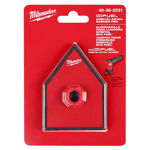 Milwaukee M12 Orbital Detail Sander Replacement Pad | 49-36-2531