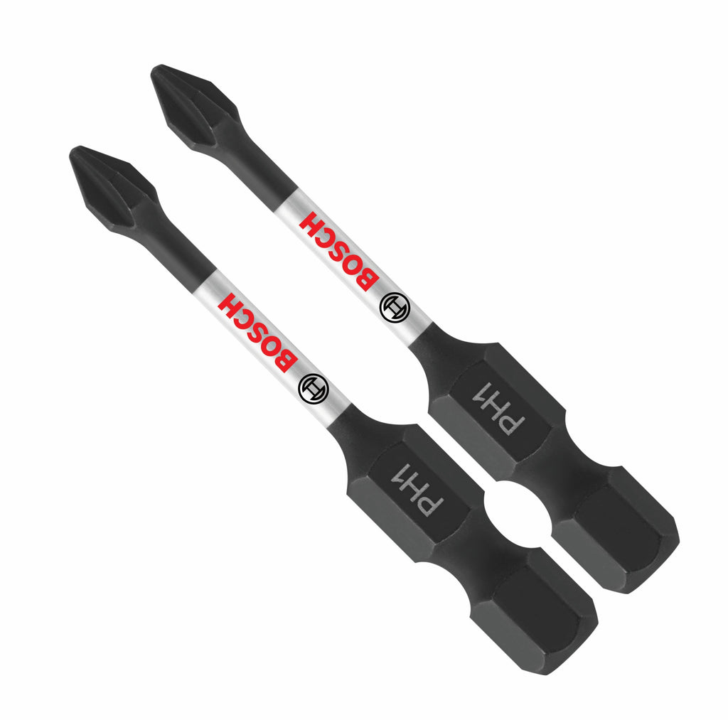 Bosch ITPH1202 2 pc. Impact Tough 2 In. Phillips #1 Power Bits