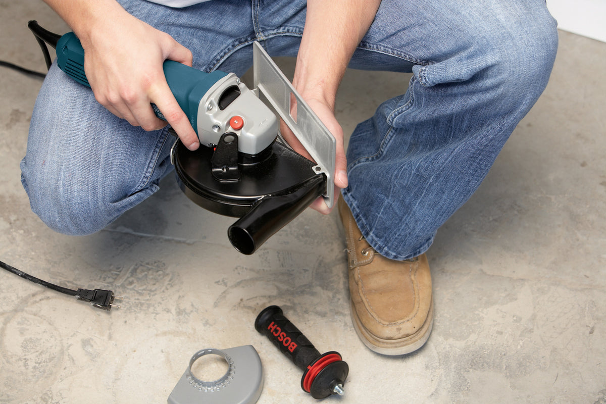 Bosch 18DC-5E Dust-Extraction Guard for Bosch 4-1/2 In. and 5 In. Small Angle Grinders