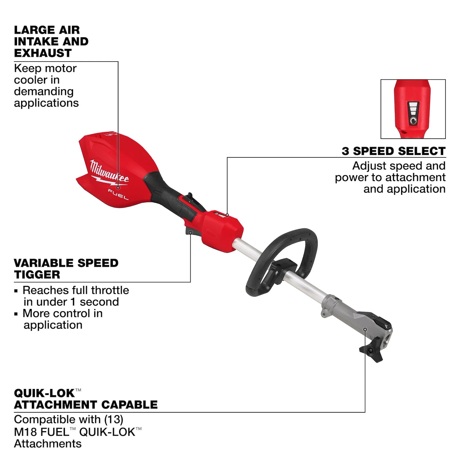 M18 FUEL™ Power Head w/ QUIK-LOK™