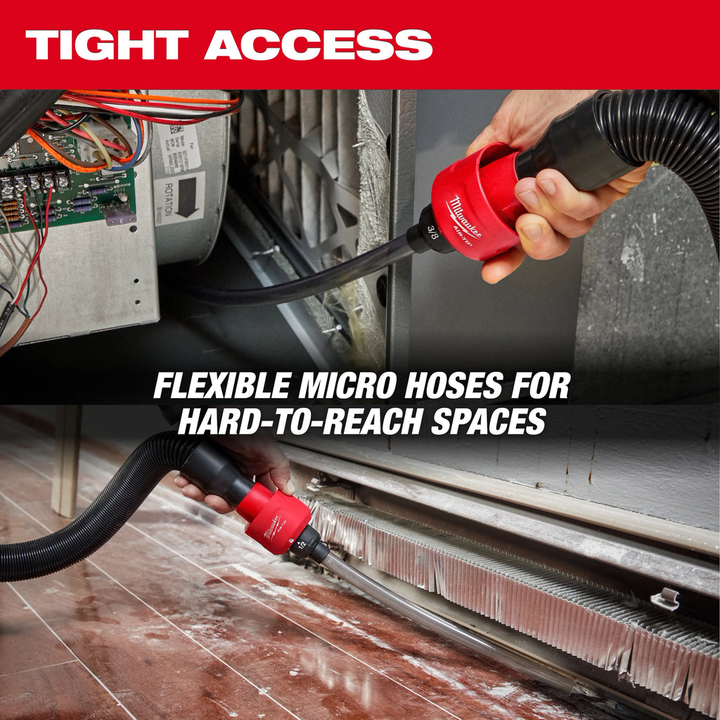 Milwaukee AIR-TIP Long Reach Flexible Micro Hose Set | 49-90-2037
