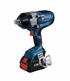 Bosch GDS18V-1180CB28 PROFACTOR 18V Connected-Ready 3/4 In. High Torque Impact Wrench Kit with Friction Ring and Thru-Hole and (2) CORE18V 8 Ah Batteries