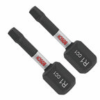 Bosch ITDSQ1102 2 pc. Driven 1 In. Impact Square #1 Insert Bits