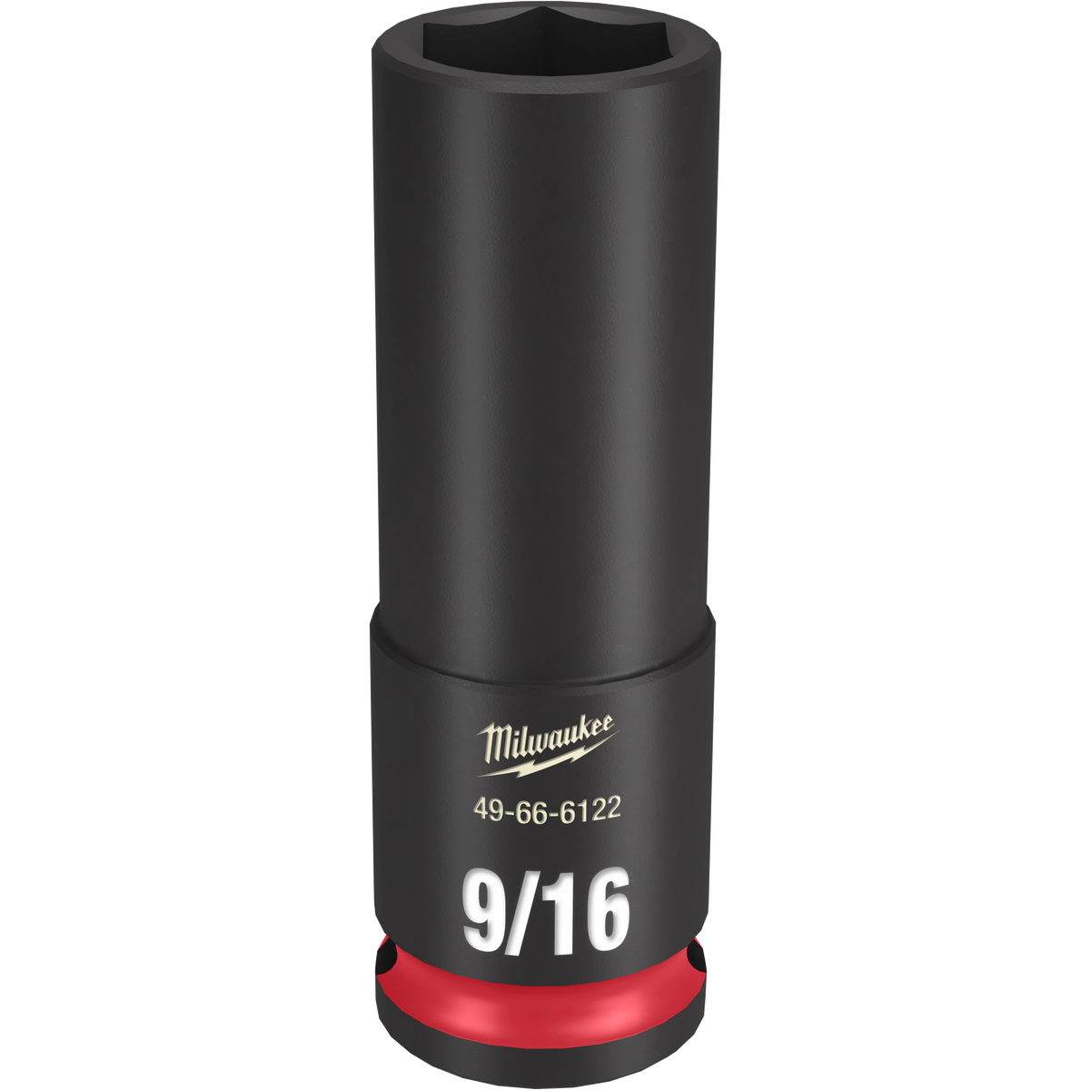 Milwaukee SHOCKWAVE Impact Duty 3/8"Drive 9/16" Deep 6 Point Socket | 49-66-6122