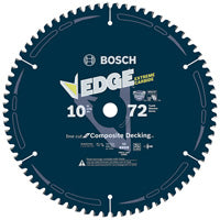 Bosch DCB1072CD 10 In. 72 Tooth Edge Circular Saw Blade for Composite Decking