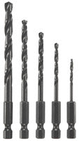 Bosch BL5IM 5 Pc. Impact Tough Black Oxide Drill Bit Set