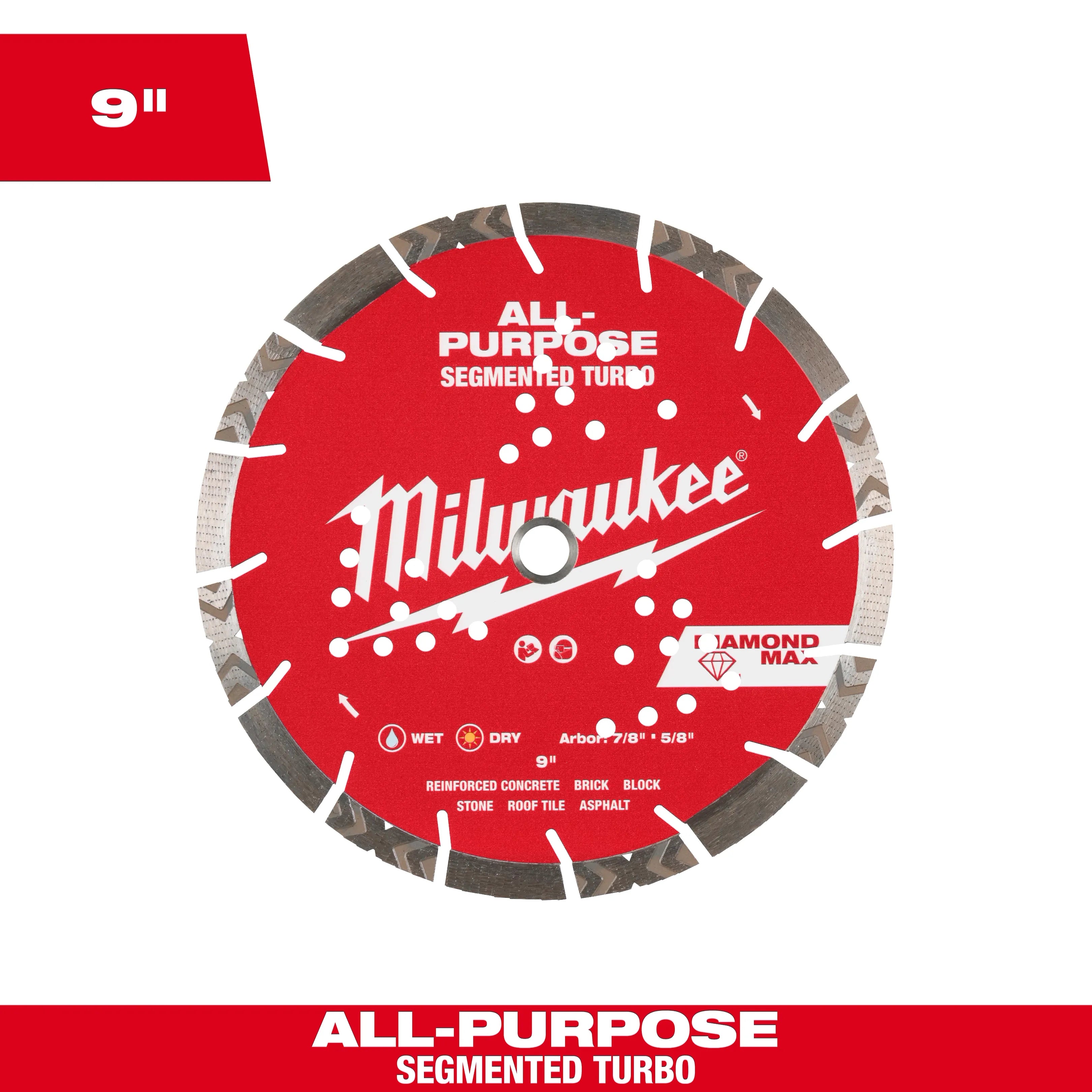 DIAMOND MAX™ All-Purpose Segmented Turbo Diamond Blade