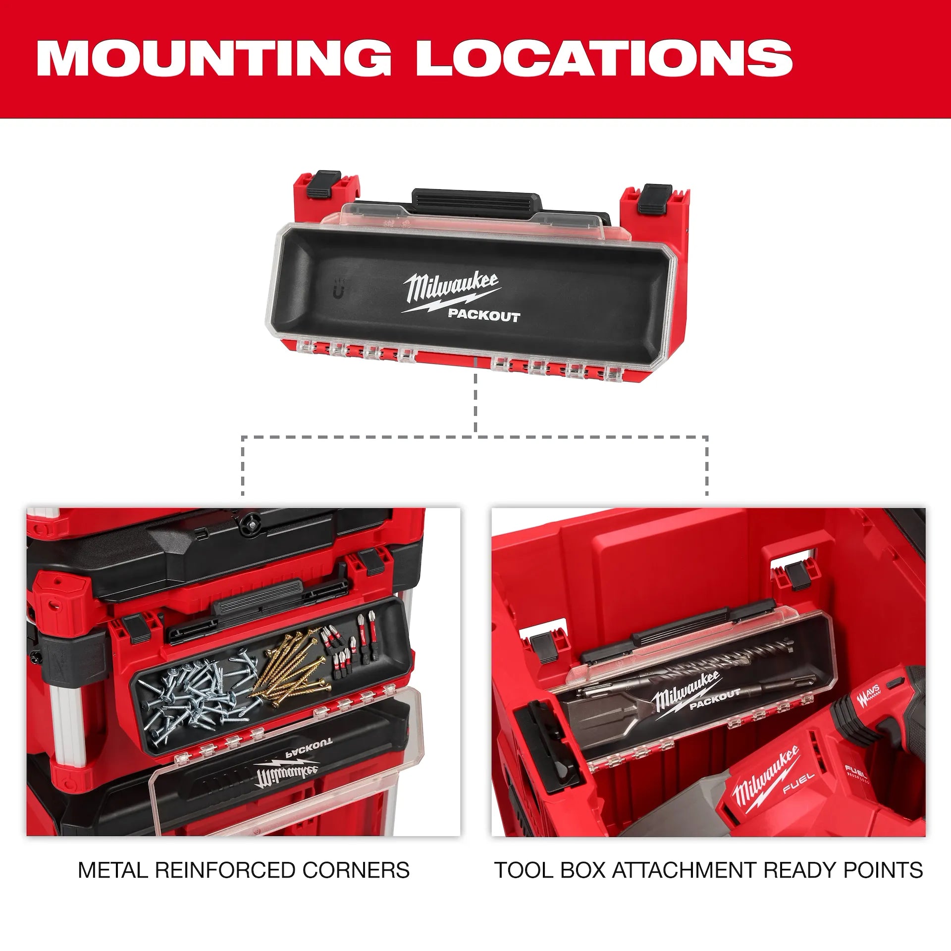 PACKOUT™ Tool Box Accessory Case Attachment