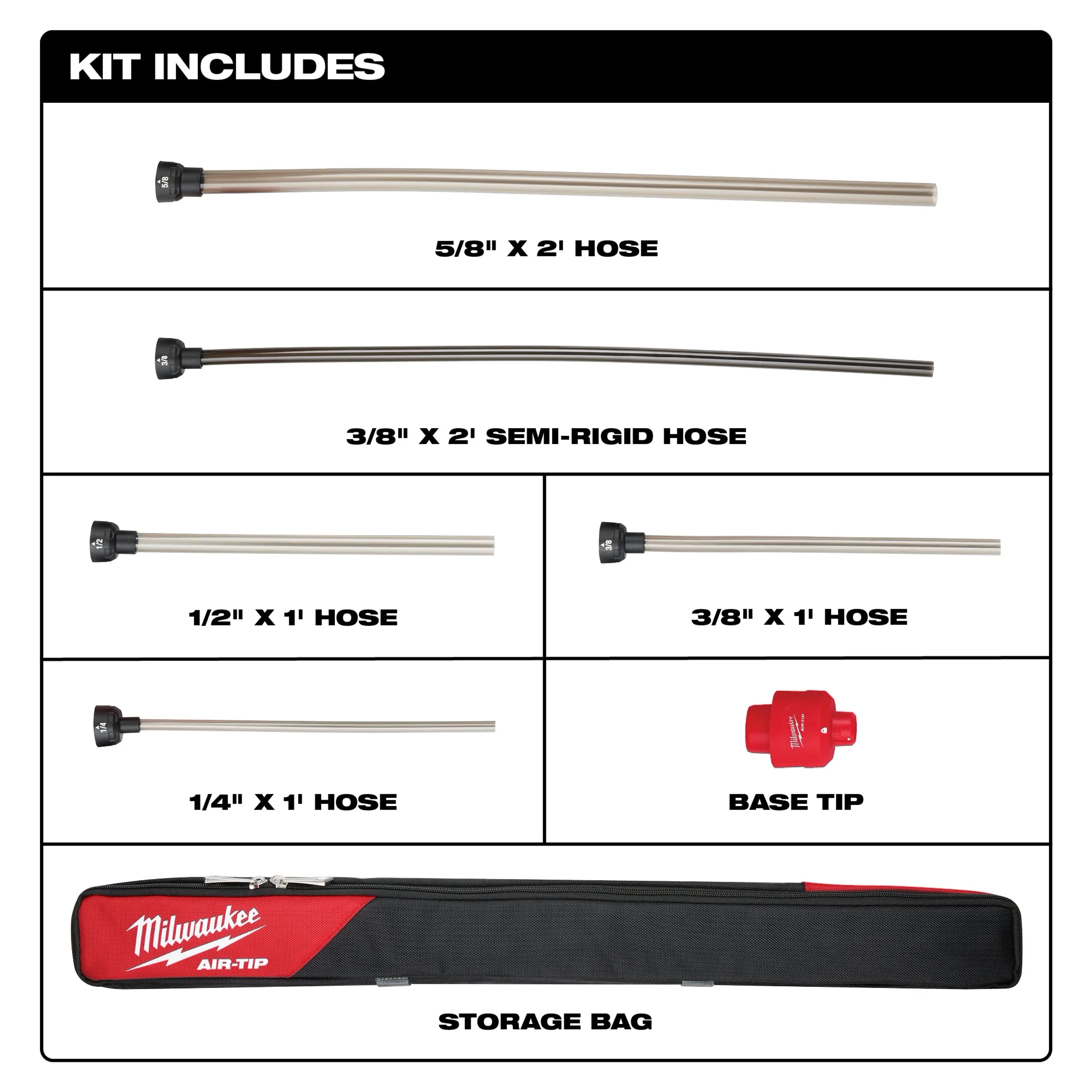 AIR-TIP™ Long Reach Flexible Micro Hose Set