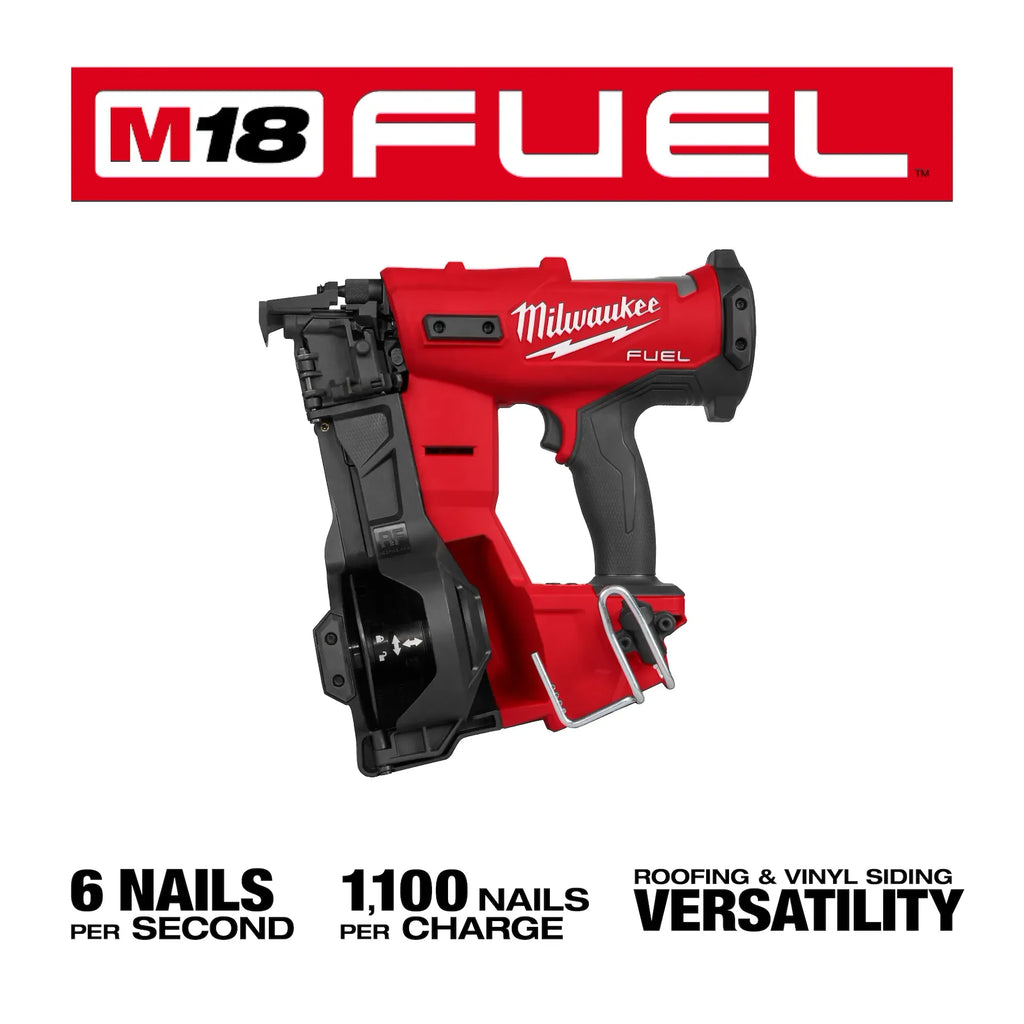 Milwaukee M18 FUEL Coil Roofing Nailer – Configuration Options