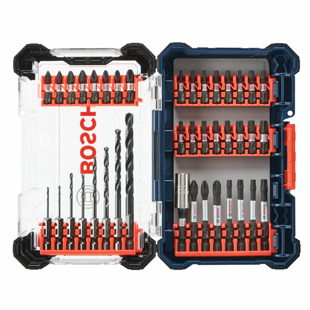 Bosch DDMSD40 40 pc. Driven Impact Screwdriving and Drilling Custom Case Set