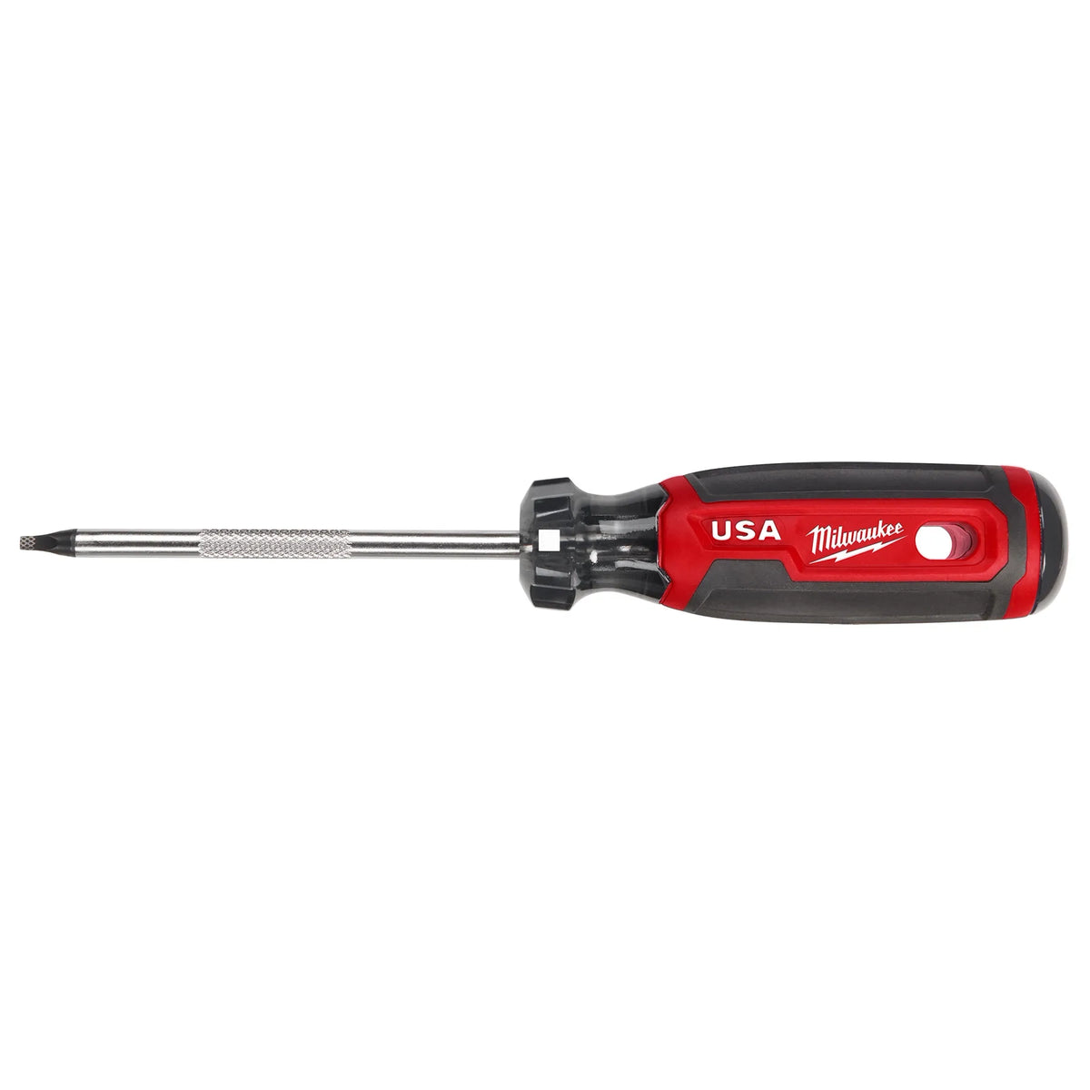 Milwaukee #2 Square 4" Cushion Grip Screwdriver (USA) | MT218