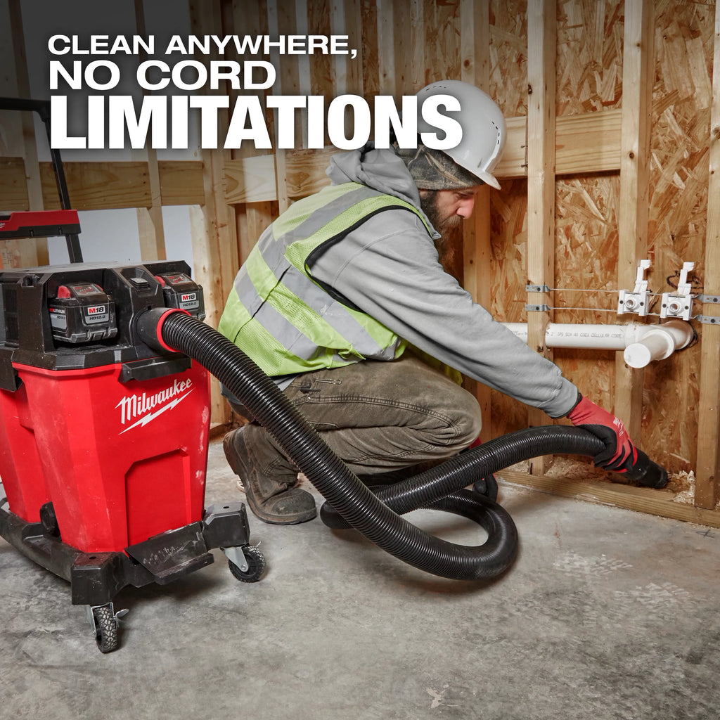 Milwaukee M18 FUEL 12 Gallon Dual-Battery Wet/Dry Vacuum Kit | 0930-22HD