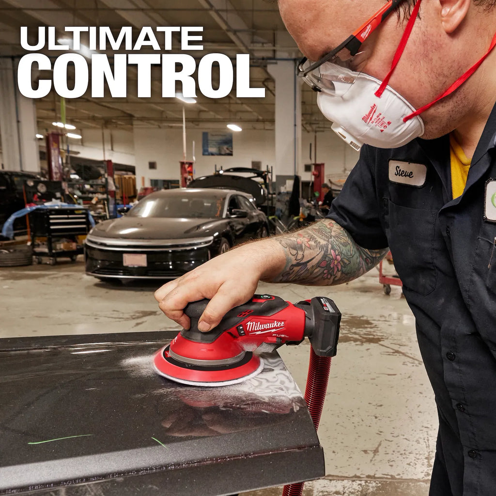 Milwaukee M12 FUEL 6" Random Orbital Sander – Configuration Options