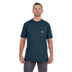 Milwaukee GRIDIRON Pocket T-Shirt - Short Sleeve - Blue
