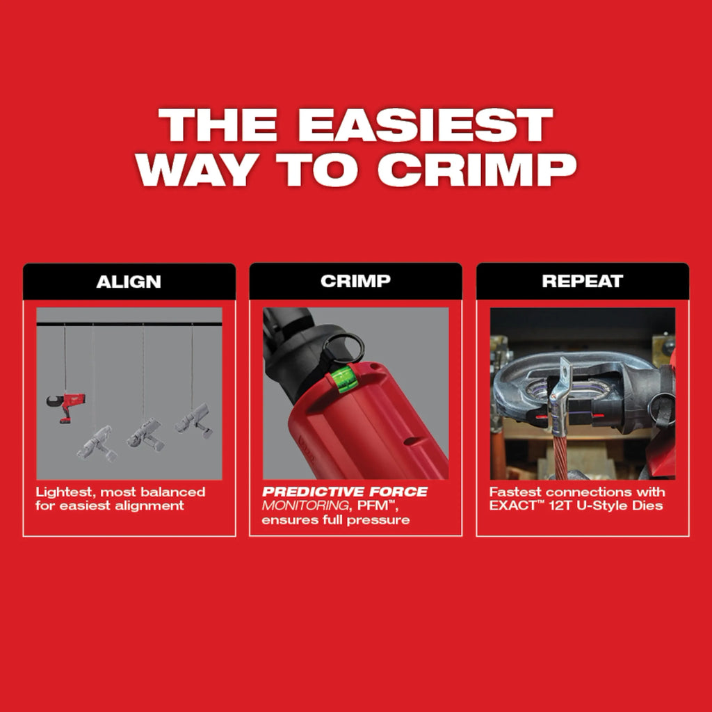 Milwaukee M18 FORCE LOGIC 750 MCM Crimper | 2779-20