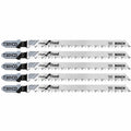 Bosch T301CD 5 pc. 4-5/8 In. 8 TPI Clean for Wood T-Shank Jig Saw Blades
